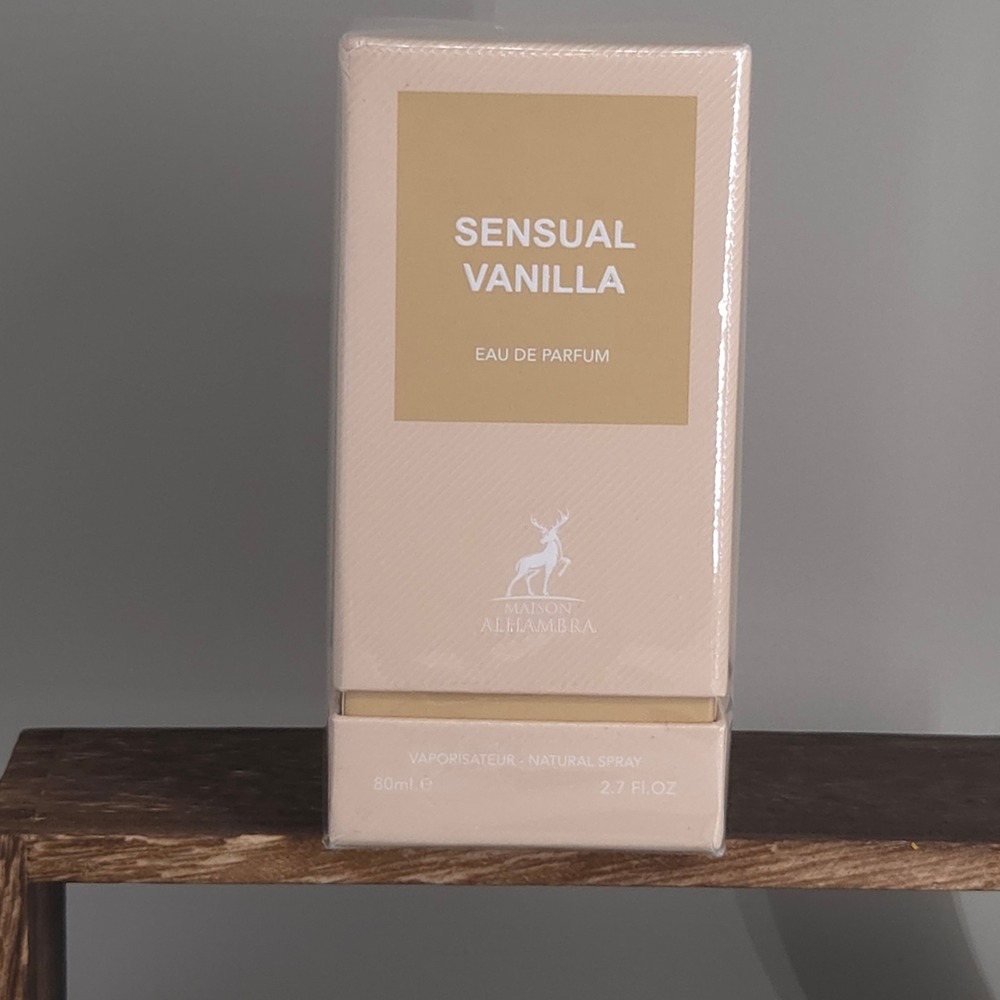 Maison Alhambra Sensual Vanilla Unisex 80ml EDP Spray Gourmand Sweet Fragrance